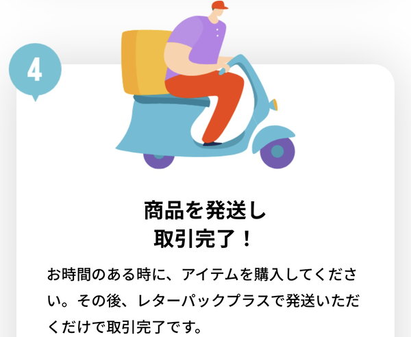 STEP4 商品の発送