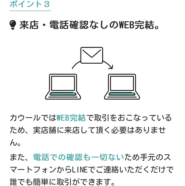 後払い現金化業者 カウールのおすすめポイント