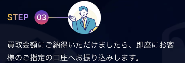 STEP3 即日振り込み