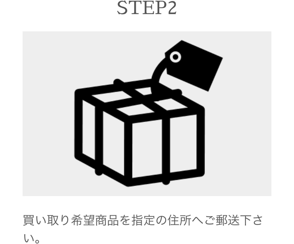 STEP2 買取希望商品の発送