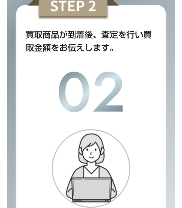 STEP2 買取査定金額の提示