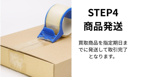 STEP4 売却した商品の後日発送