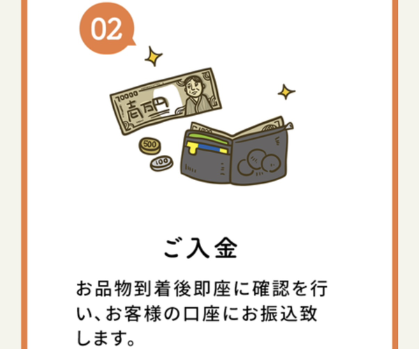 STEP2 お品物発送